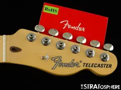 FENDER AMERICAN PERFORMER TIMBER TELECASTER NECK   TUNERS TELE, MODERN 