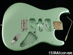 FENDER AMERICAN PROFESSIONAL II STRAT BODY   HARDWARE, ALDER MYSTIC SURF GREEN