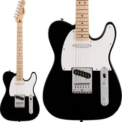 SQUIER BY FENDER SONIC TELECASTER MAPLE FINGERBOARD WHITE PICKGUARD BLACK