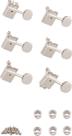 FENDER  AMERICAN VINTAGE STRATOCASTER®/TELECASTER® TUNING MACHINES (NICKEL) (6