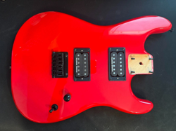 NEW ALDER LOADED RED ELECTRIC GUITAR BODY FITS FENDER CUSTOM SHOP STRAT