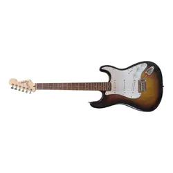 FENDER SQUIER STRATOCASTER ELECTRIC GUITAR PACK IN BROWN SUNBURST W/ GIG BAG