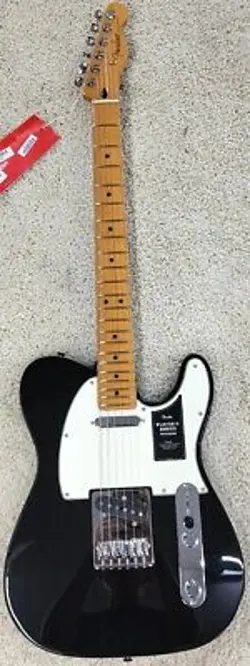FENDER PLAYER II TELECASTER ELECTRIC GUITAR, MAPLE FINGERBOARD, BLACK - MIM