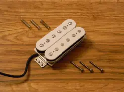 FENDER 2008 USA AGED WHITE DH 1 HUMBUCKER BRIDGE PICKUP