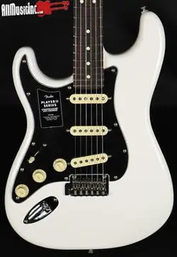 FENDER PLAYER II STRATOCASTER LEFT-HANDED POLAR WHITE ELECTRIC GUITAR