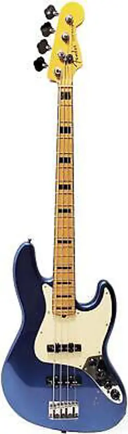 FENDER AMERICAN ULTRA JAZZ BASS 2021 COBRA BLUE NOISELESS VINTAGE ALDER GUITAR