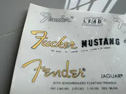 MUSTANG GUITAR WATERSLIDE