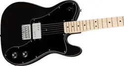 SQUIER BY FENDER PARANORMAL ESQUIRE DELUXE METALLIC BLACK ELECTRIC GUITAR