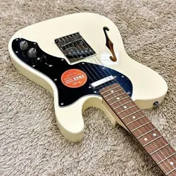 SQUIER BY FENDER AFFINITY SERIES TELECASTER THINLINE OLYMPIC WHITE / LAUREL