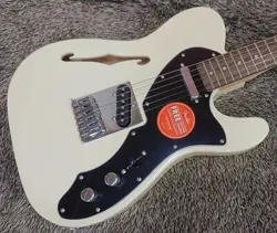 SQUIER BY FENDER AFFINITY TELECASTER THINLINE / OLYMPIC WHITE ELECTRIC GUITAR