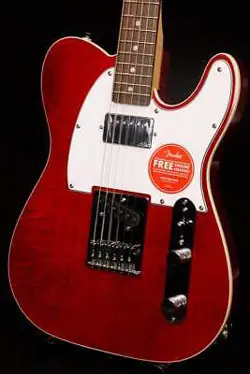 SQUIER BY FENDER AFFINITY SERIES TELECASTER FMT SH LAUREL FINGERBOARD WHITE