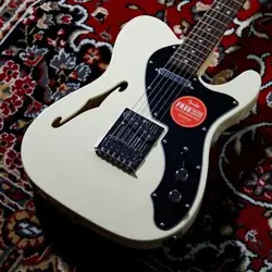 SQUIER BY FENDER AFFINITY SERIES TELECASTER THINLINE OLYMPIC WHITE