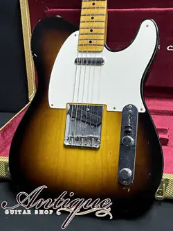FENDER CUSTOM SHOP 1957 TELECASTER 2023 WIDE FADE 2 COLOR SUNBURST JOURNEYMAN