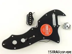 FENDER SQUIER AFFINITY SERIES TELE THINLINE LOADED PICKGUARD PICKUPS KNOBS BLACK