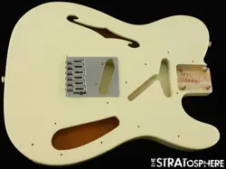 FENDER SQUIER AFFINITY TELECASTER THINLINE BODY & HARDWARE TELE OLYMPIC WHITE