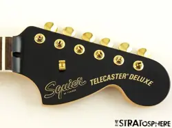 FENDER SQUIER PARANORMAL TROUBLEMAKER TELECASTER DELUXE NECK  TUNERS TELE LAUREL
