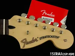 FENDER LTD. TOM DELONGE STRATOCASTER STRAT NECK & TUNERS, C SHAPED ROSEWOOD