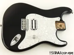 FENDER LTD. TOM DELONGE STRATOCASTER STRAT LOADED BODY DUNCAN BLACK