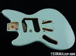 LEFTY FENDER KURT COBAIN JAG-STANG HS GUITAR PARTS BODY, ALDER SONIC BLUE