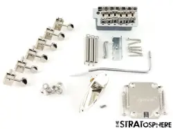FENDER SQUIER 60S STRAT HARDWARE SET TREMOLO TUNERS, STRATOCASTER GUITAR