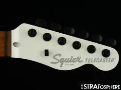 FENDER SQUIER CONTEMPORARY STRATOCASTER STRAT NECK   TUNERS PEARL WHITE LAUREL