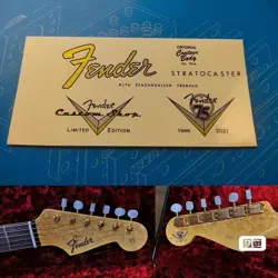 75TH GUITAR HEADSTOCK