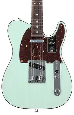 FENDER AMERICAN ULTRA LUXE TELECASTER - SURF GREEN WITH ROSEWOOD FINGERBOARD
