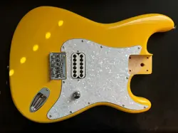 NEW ALDER LOADED YELLOW ELECTRIC GUITAR BODY FITS FENDER TOM DELONGE STRAT