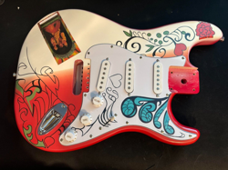 NEW LOADED ALDER ELECTRIC GUITAR BODY FITS FENDER JIMI HENDRIX MONTEREY STRAT