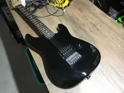 FENDER STARCASTER 6-STRING ELECTRIC GUITAR BLACK BODY