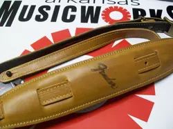 FENDER MUSTANG LONG SADDLE STRAP - BUTTERSCOTCH