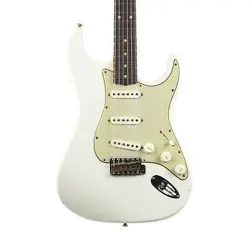 USED FENDER CUSTOM SHOP '62-'63 STRATOCASTER JOURNEYMAN AGED OLYMPIC WHITE 2022