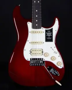 FENDER PLAYER II STRATOCASTER HSS, ROSEWOOD FB, CHAMBERED MAHOGANY, TRANSPARENT