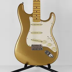 2014 FENDER 60TH ANNIVERSARY STRATOCASTER AMERICAN MYSTIC AZTEC GOLD (2)