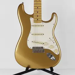 2014 FENDER 60TH ANNIVERSARY STRATOCASTER AMERICAN MYSTIC AZTEC GOLD (1)
