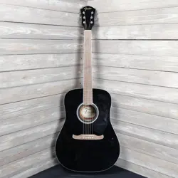 FENDER FA-125 DREADNAUGHT ACOUSTIC GUITAR BLACK FINISH AS IS
