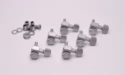 1988-1989 SCHALLER BRUSHED SATIN LOCKING TUNERS FENDER STRATOCASTER PLUS ~MINT~