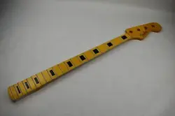 WOODEN FENDER PRECISION JAZZ BASS GUITAR NECK MAPLE COLORED REPLACEMENT