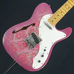 FENDER CUSTOM SHOP USED LTD 50'S TELE THINLINE RELIC PINK PAISLEY R15484 SAFE DE