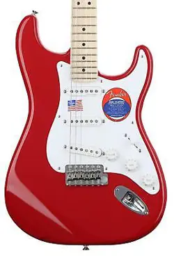 FENDER ERIC CLAPTON STRATOCASTER - TORINO RED WITH MAPLE FINGERBOARD