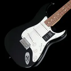 FENDER / PLAYER SERIES STRATOCASTER BLACK PAU FERRO WEIGHT: 3.7KG S/N:MX23006076