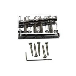 BASS BRIDGE FOR 4-STRING FENDER JAZZ OR PRECISION BASS- CHROME