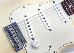 FENDER AMERICAN STANDARD STRAT RW OWT ELECTRIC GUTIAR [AUTH]