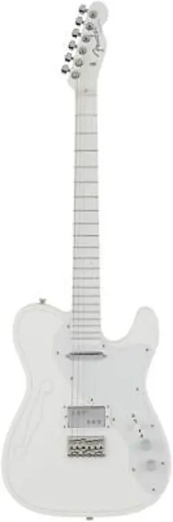 FENDER SILENT SIREN TELECASTER MAPLE FINGERBOARD ARCTIC WHITE