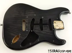 FENDER CUSTOM SHOP AMERICAN CUSTOM STRAT NOS BODY ASH EBONY TRANSPARENT $20 OFF