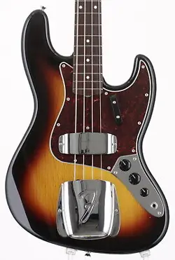 FENDER MADE IN JAPAN HERITAGE 60S JAZZ BASS 3-COLOR SUNBURST USED W/SOFT CASE