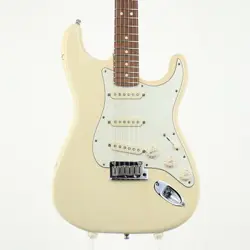 USED  FENDER USA   JEFF BECK STRATOCASTER NOISELESS OLYMPIC WHITE   LIMITED