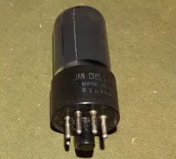 SYLVANIA USA JAN CHS 6V6 GT BLACK PLATE POWER TUBE FOR FENDER CHAMP AMP