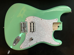 NEW ALDER LOADED MINT GREEN ELECTRIC GUITAR BODY FITS FENDER CUSTOM SHOP STRAT