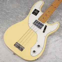 FENDER: VINTERA II '70S TELECASTER BASS MAPLE FINGERBOARD VINTAGE WHITE
